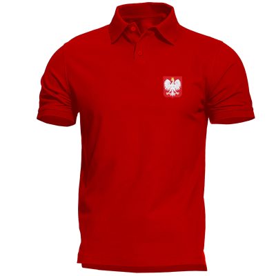 Koszulka polo patriotyczna – z godłem Polski – Bawełna 100%