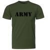męska koszulka wojskowa army militarna zielona