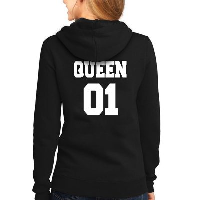 QUEEN 01 Królowa – bluza damska z kapturem typu kangurka