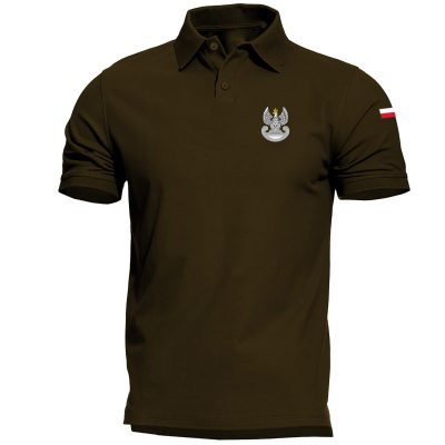 Męska koszulka polo wojskowa – wojska obrony terytorialnej – WOT