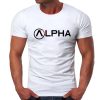 męska koszulka alpha t-shirt industries biała