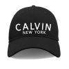 Czapka z daszkiem Calvin New York – bejsbolówka damska, klein męska czarna