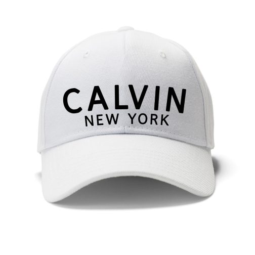 Czapka z daszkiem Calvin New York – bejsbolówka damska, klein męska biała
