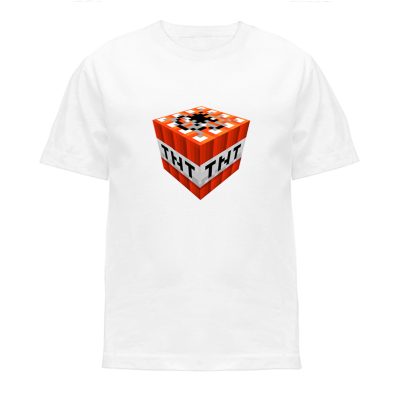 Koszulka Minecraft TNT – t-shirt dla dziewczynki
