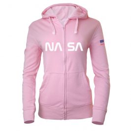 NASA – bluza damska rozpinana na zamek z kapturem