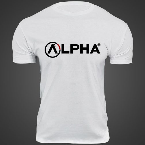 koszulka alpha męska biała polish alpha industries