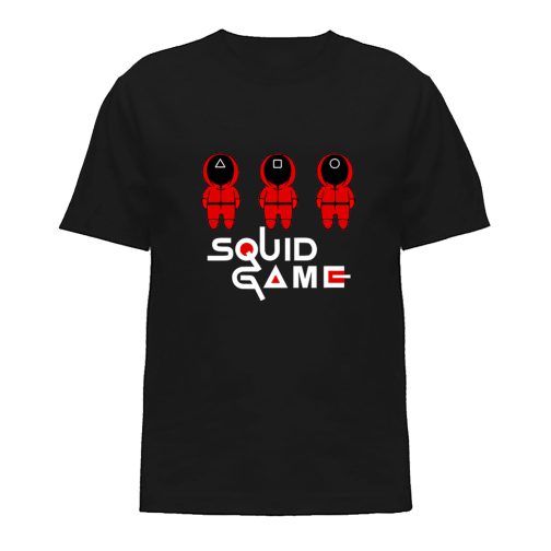 koszulka Squid Game dla dzieci czarna