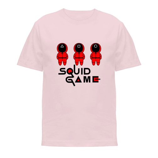 koszulka Squid Game dla dzieci różowa