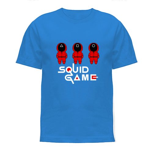 koszulka Squid Game dla dzieci niebieska