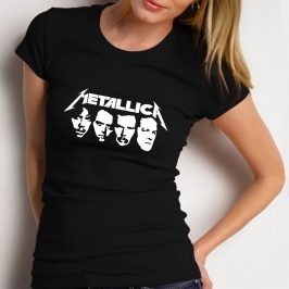 Koszulka Metallica damska – four Faces