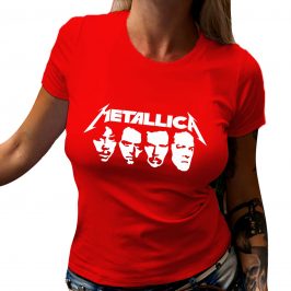 Koszulka Metallica damska – four Faces