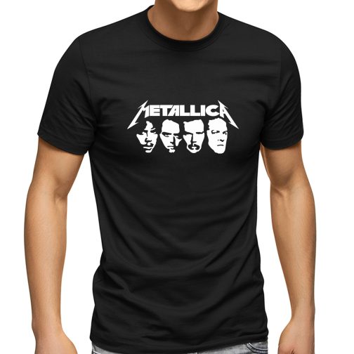 koszulka metallica męska czarna t-shirt