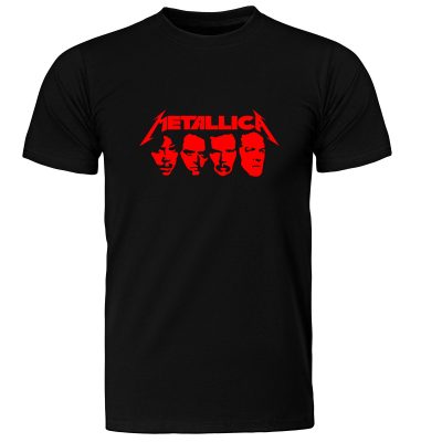 Koszulka Metallica męska – Red four Faces