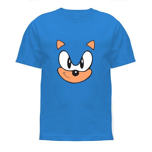 Koszulka Sonic dla dzieci z krótkim rękawem niebieska