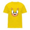 Koszulka Sonic dla dzieci z krótkim rękawem złoty Sonic