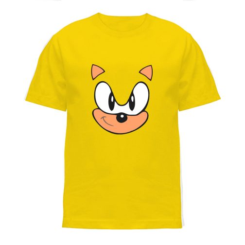 Koszulka Sonic dla dzieci z krótkim rękawem złoty Sonic