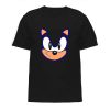 Koszulka Sonic dla dzieci z krótkim rękawem czarny