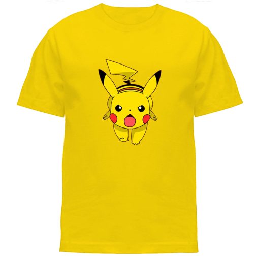 koszulka pikachu dla dzieci dziecka żółta