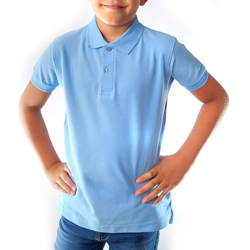 koszulka polo dziecięca czarna chłopcakoszulka polo dziecięca błękitna niebieska chłopca