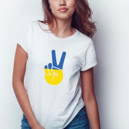 Koszulka Ukraina damska Victory Ukraine 100% Bawełna