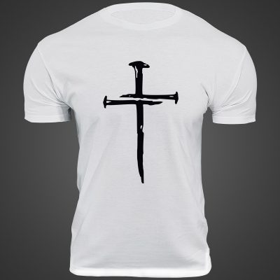 Koszulka chrześcijańska męska – t-shirt koszulka z Krzyżem