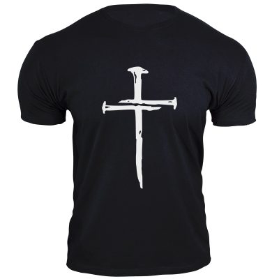 Koszulka z Krzyżem męska – t-shirt Koszulka chrześcijańska