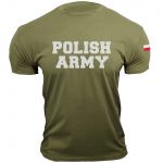 Koszulka Wojskowa - Patriotyczna Polisch Army 100% Bawełny