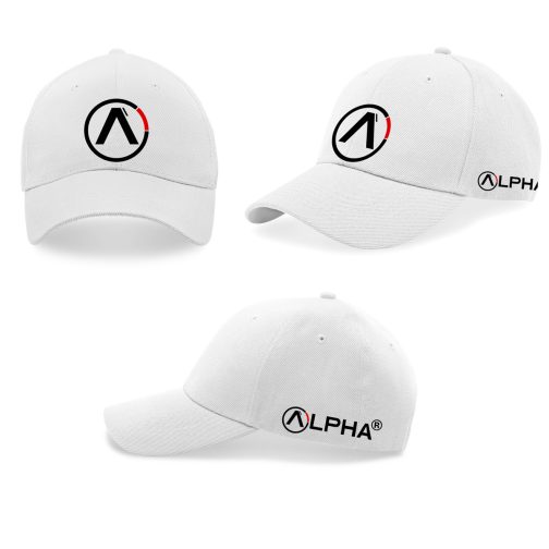 czapka z daszkiem alpha męska damska industries biała