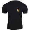koszulka ukraina ze złotym herbem męska czarna