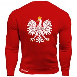 Czerwona bluza męska – Orzeł Polski