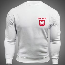 Bluza z napisem POLSKA oraz godłem Polski