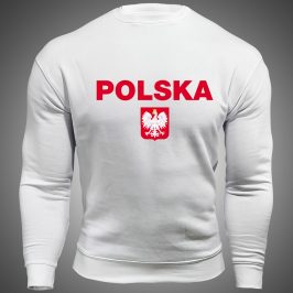 Bluza z napisem POLSKA oraz godłem PL
