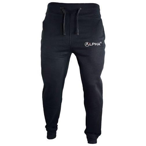 spodnie alpha spodnie dresowe męskie joggery męskie czarne
