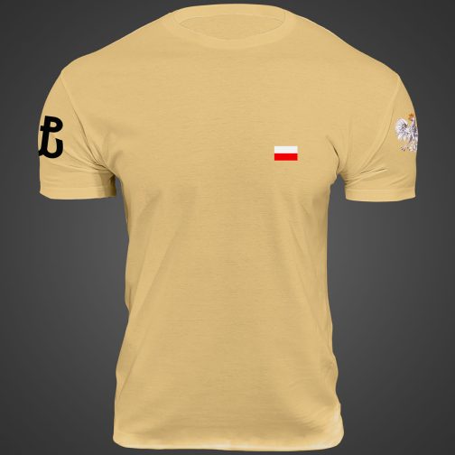koszulka wojskowa koszulka militarna piaskowa sand męska