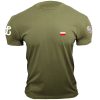 Męska koszulka militarna - t-shirt - khaki zielona