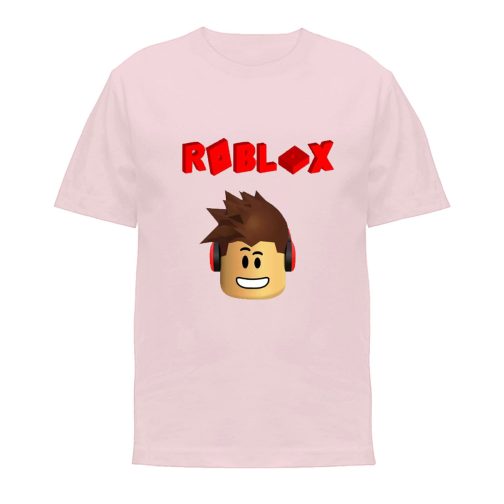 koszulka roblox dla dzieci dla chłopca dziewczynki t-shirt różowa