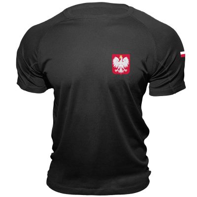 Termoaktywna koszulka z godłem Polski