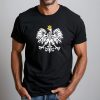 Koszulka z orłem polski - duży orzeł, koszulka męska czarna, koszulka patriotyczna