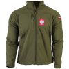 kurtka wojskowa z godłem polski softshell khaki męska marki alpha