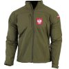 kurtka wojskowa z godłem polski softshell khaki męska marki alpha
