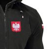 polar męski z kapturem polar patriotyczny polar z godłem polski czarny z flagą polska