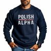 bluza patriotyczna męska bluza polish alpha granatowa klasyczne bluza bez kaptura