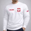 bluza reprezentacji polski, bluza z napisem polska, bluza treningowa reprezentacji polski, bluza kibica, bluza patriotyczna bez kaptura, bluza z godłem