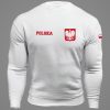 bluza reprezentacji polski, bluza z napisem polska, bluza treningowa reprezentacji polski, bluza kibica, bluza patriotyczna bez kaptura, bluza z godłem
