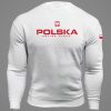 bluza reprezentacji polski, bluza z napisem polska, bluza treningowa reprezentacji polski, bluza kibica, bluza patriotyczna bez kaptura, bluza z godłem