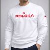 bluza reprezentacji polski, bluza z napisem polska, bluza treningowa reprezentacji polski, bluza kibica, bluza patriotyczna bez kaptura, bluza z godłem